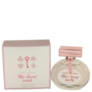 Antonio Banderas Her Secret Game Eau de Toilette Spray - perfumes for women, 2.7 oz, Clear,80ml