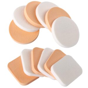 12pcs Soft Sponge Flawless Facial Foundation Powder Puff Beauty Makeup Cosmetics
